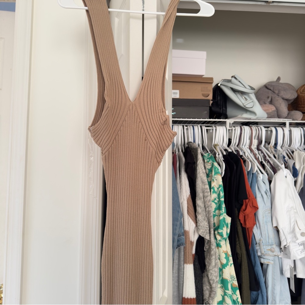 cloud ten criss cross neck dress